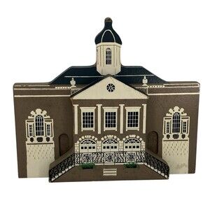 The Old Exchange Building Charleston South Carolina Signed Wood Shelf Sitter